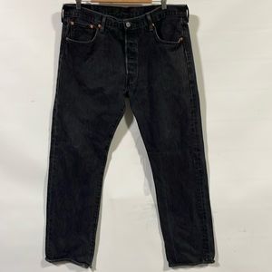 Levi’s men’s 501 straight fit button fly jeans